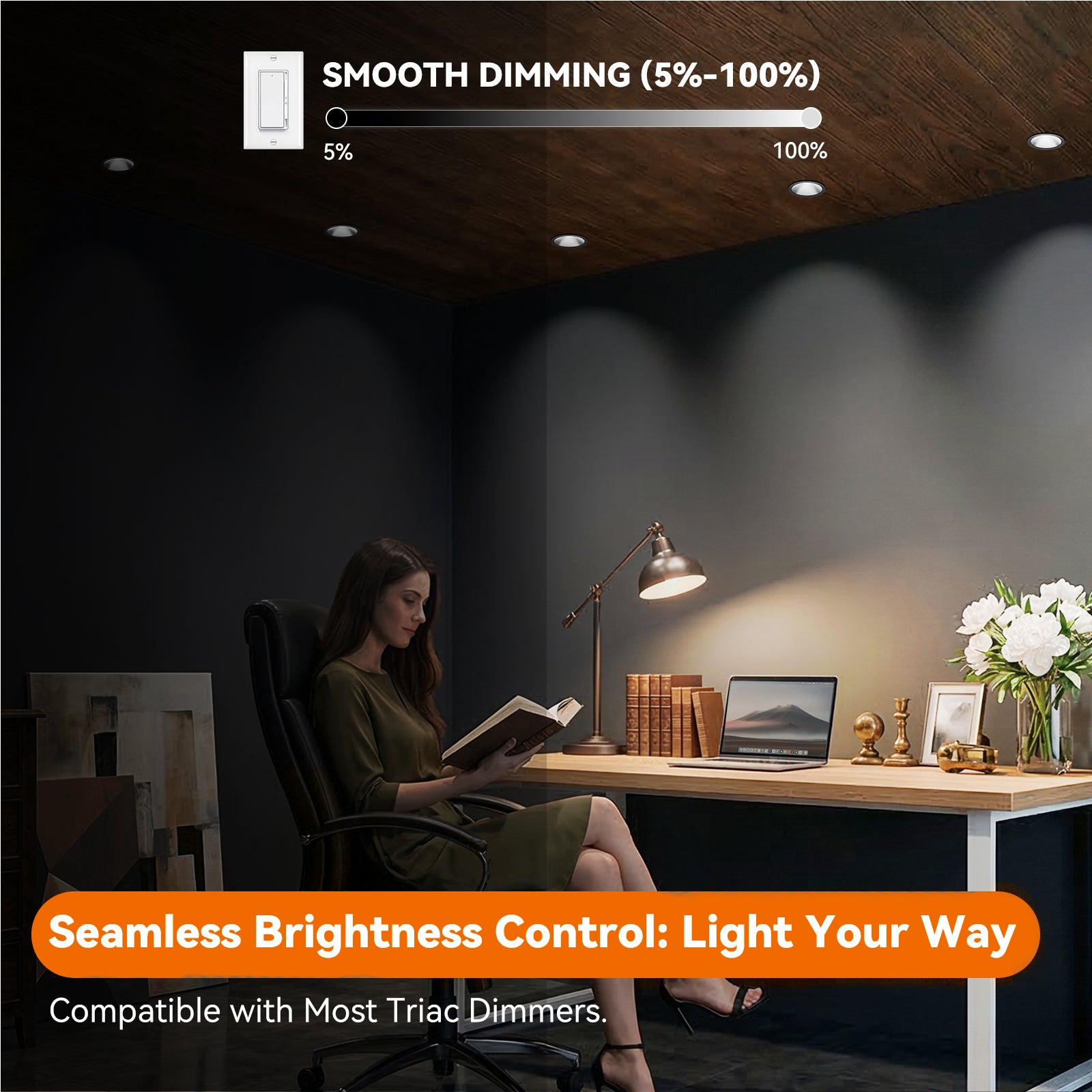 6/12pack CycevSun Black 3 Inch Recessed LED Lights, Anti-Glare COB Canless Ceiling Spotlight, 5CCT Selectable 2700K-6000K, 130LM/W, 12W, RA95 Small Exterior Soffit, Dimmable, ETL, IP44 Damp Rated