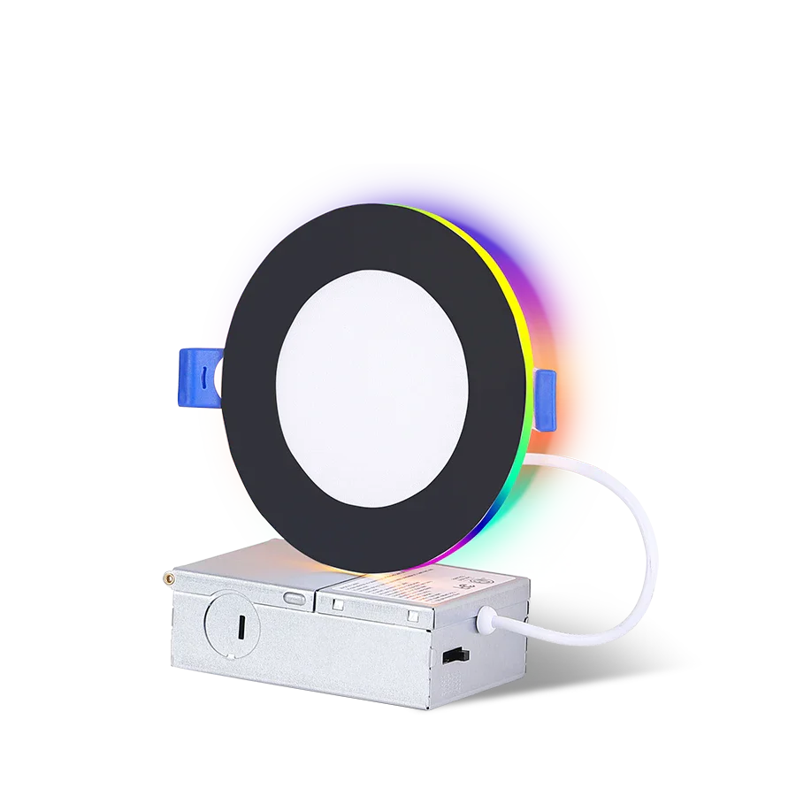 CycevSun wholesale 4 Inch Black Smart LED ensenior Recessed Lighting