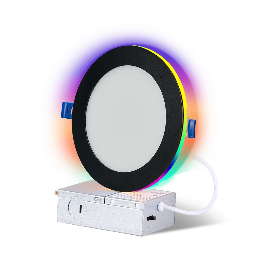 CycevSun wholesale 6 Inch Black Smart LED ensenior Recessed Lighting