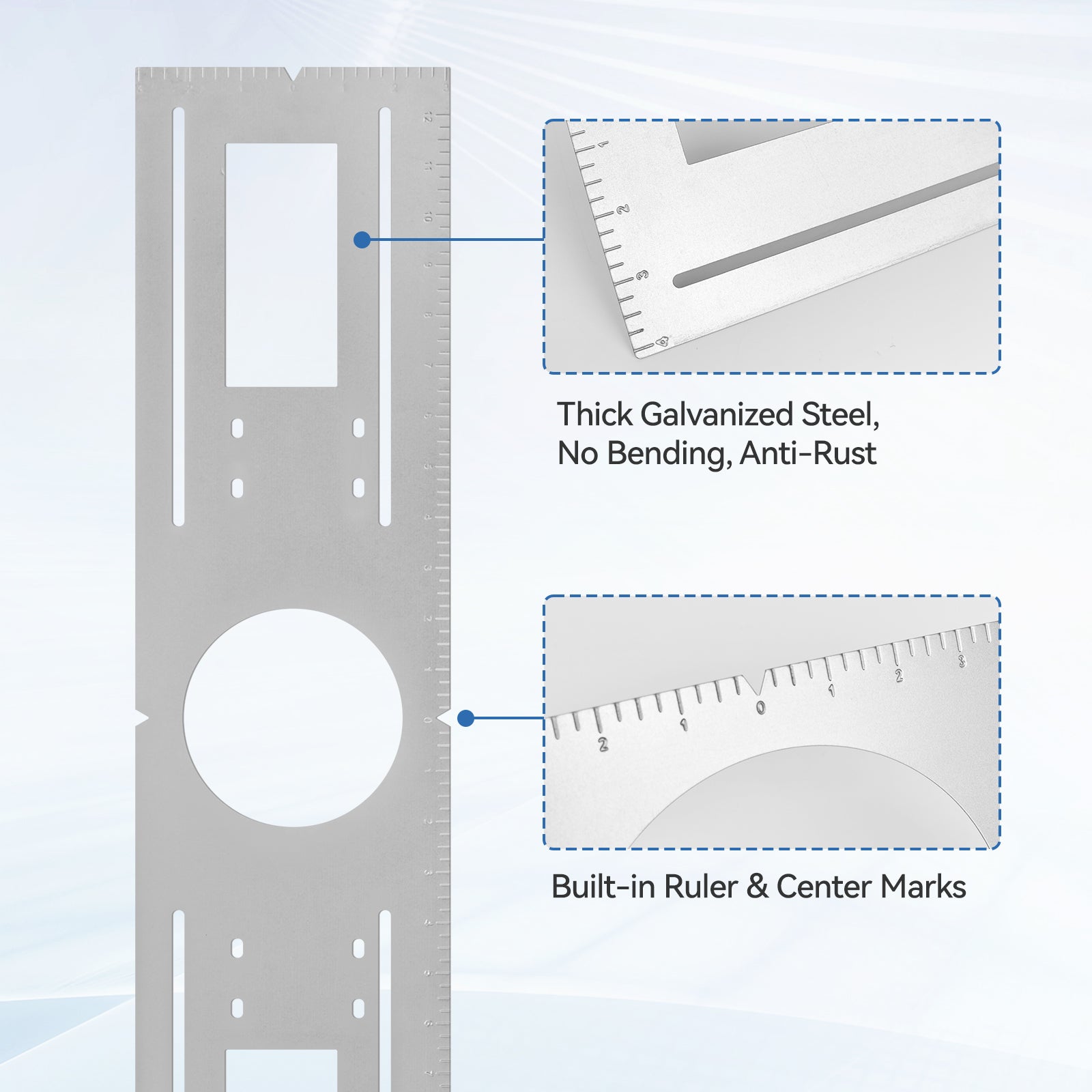 CycevSun 12-Pack New Construction Mounting Plate, 26" Wafer Light Rough in Plate for 6" Recessed Lights