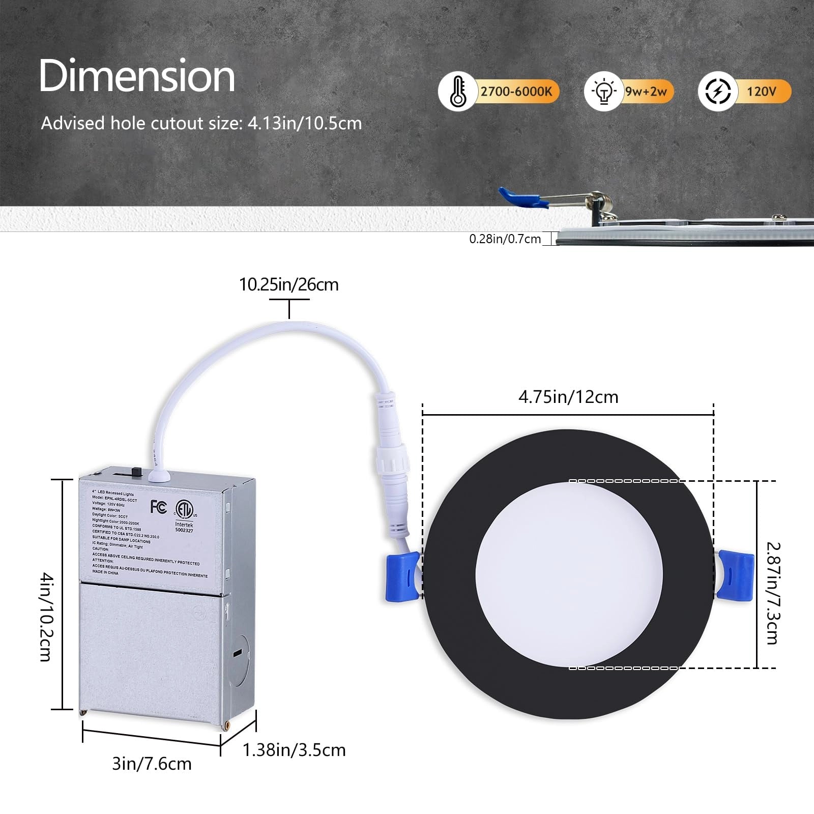 smart led recessed lighting diagram