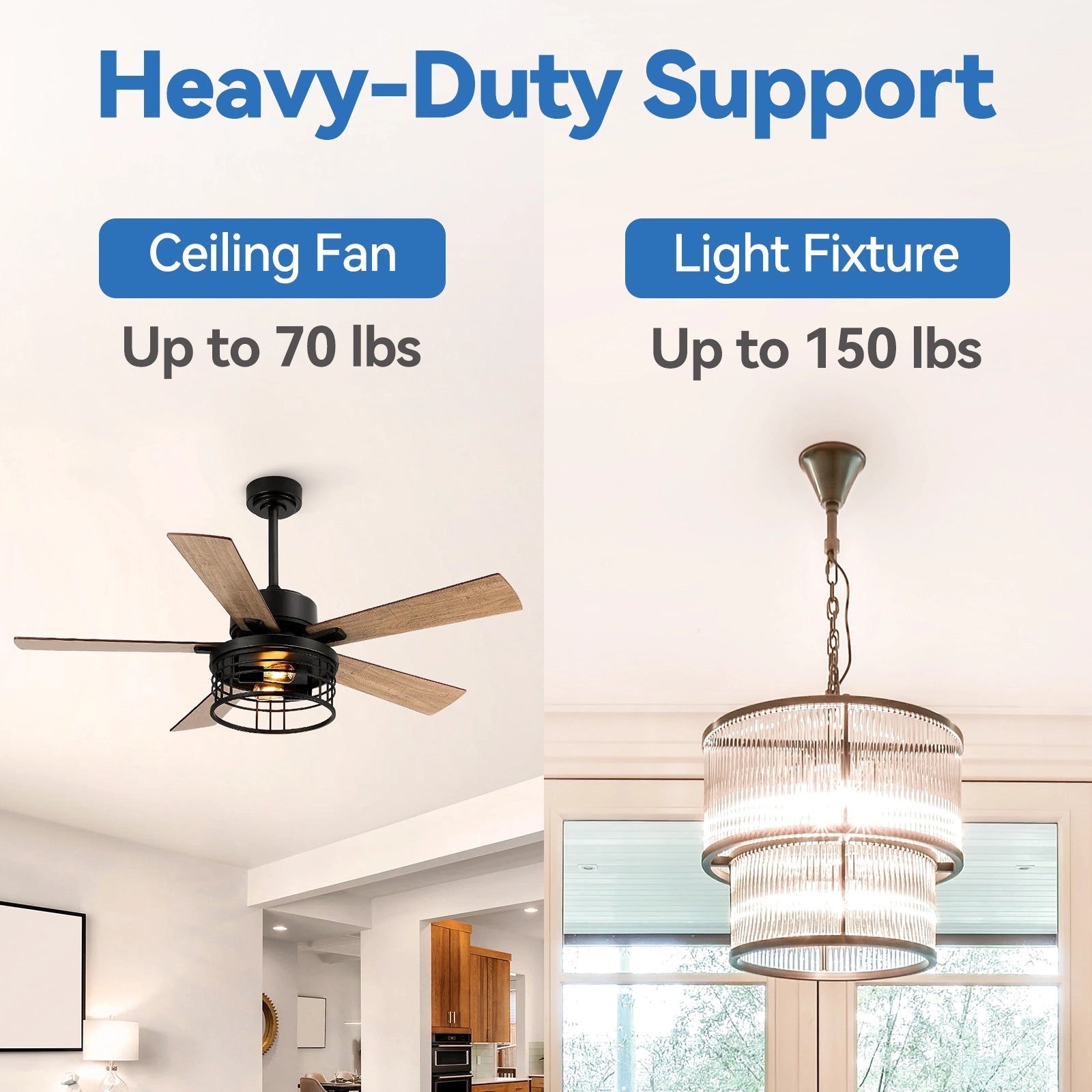 wholesale ceiling fan box heavy duty support