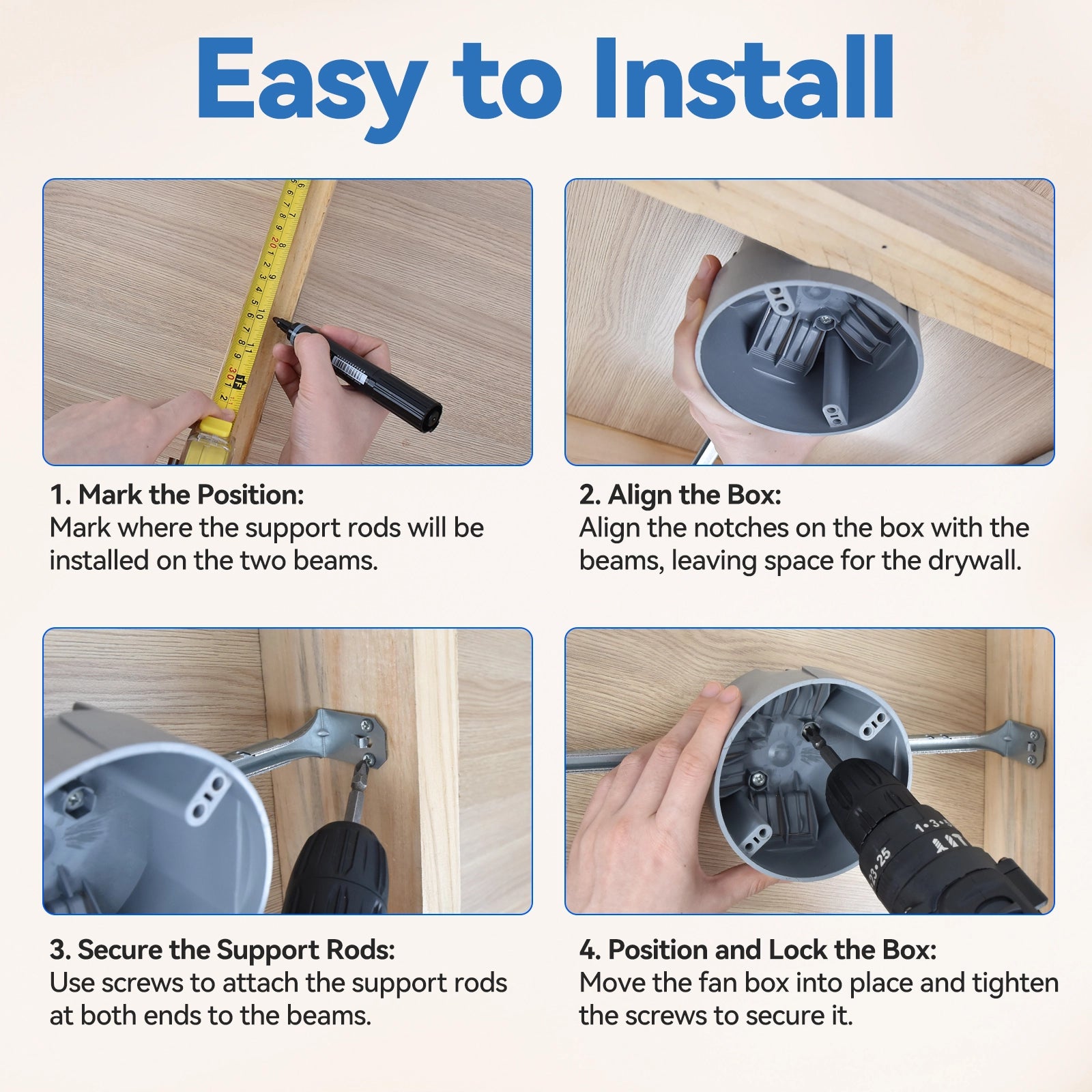 easy installation junction box electrical box